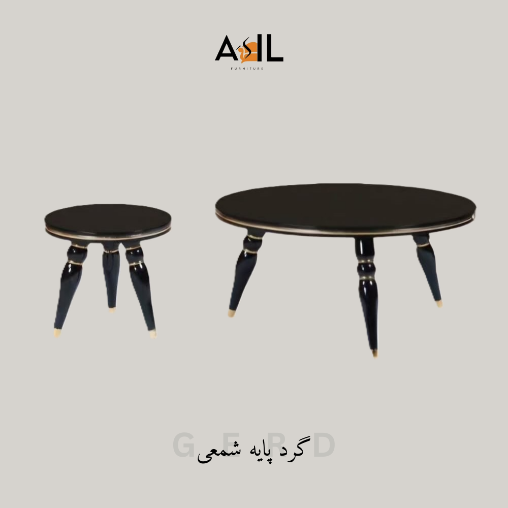 جلومبلی گرد پایه شمعی